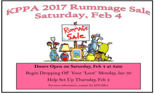KPPA Rummage Sale 2017